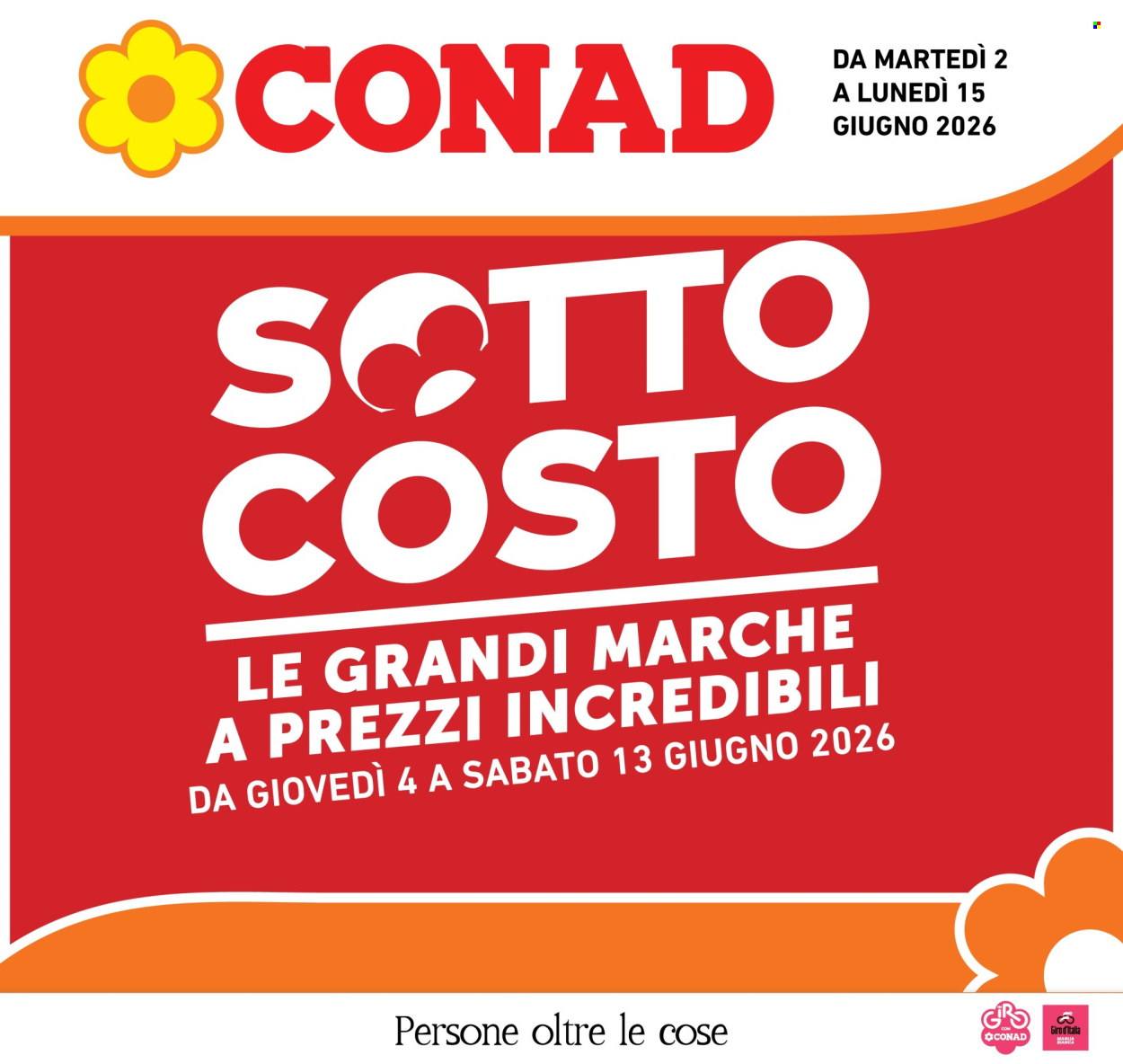 Volantino Conad - 2/6/2026 - 15/6/2026. Pagina 1