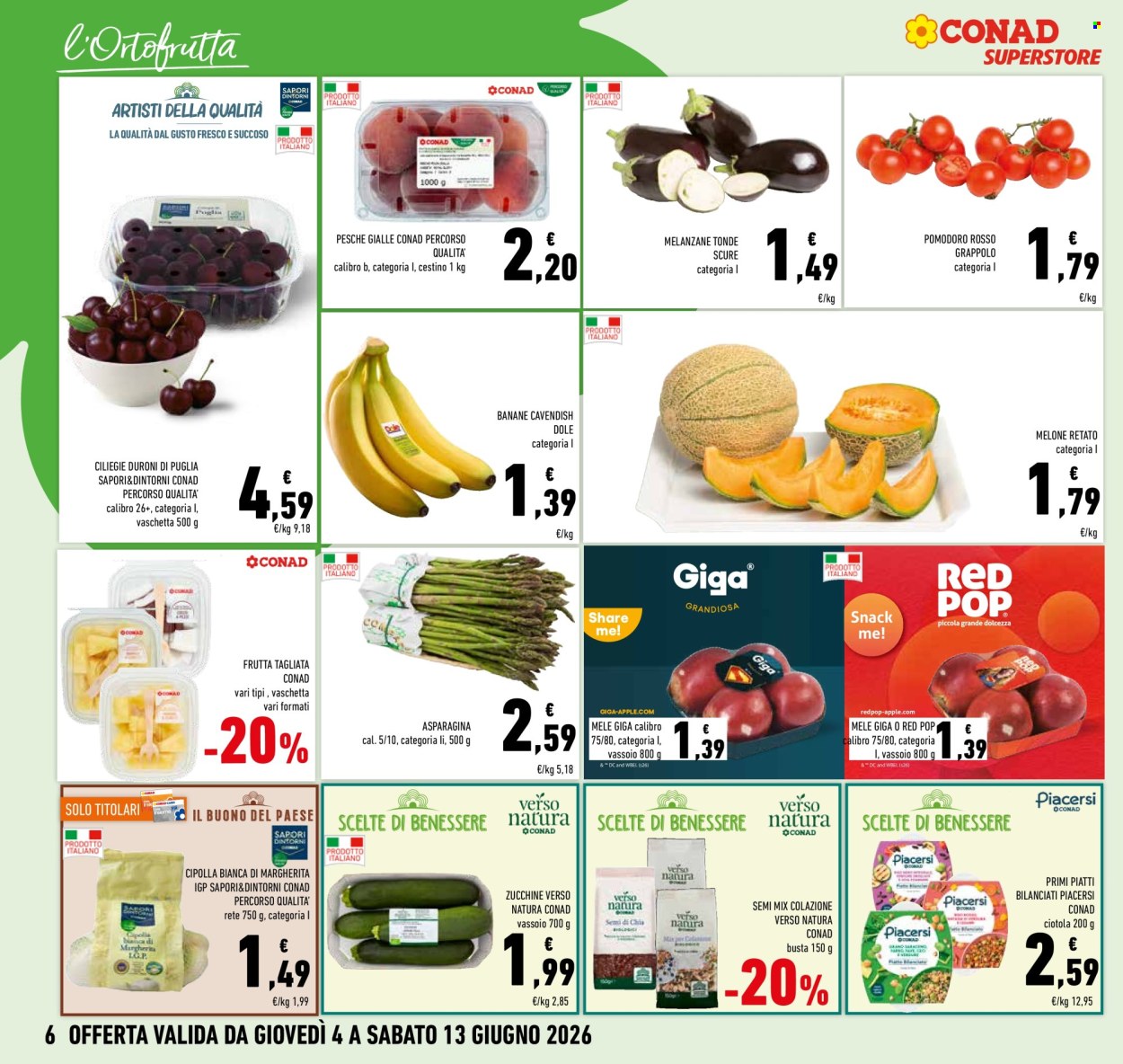 Volantino Conad Superstore - 4/6/2026 - 13/6/2026. Pagina 6