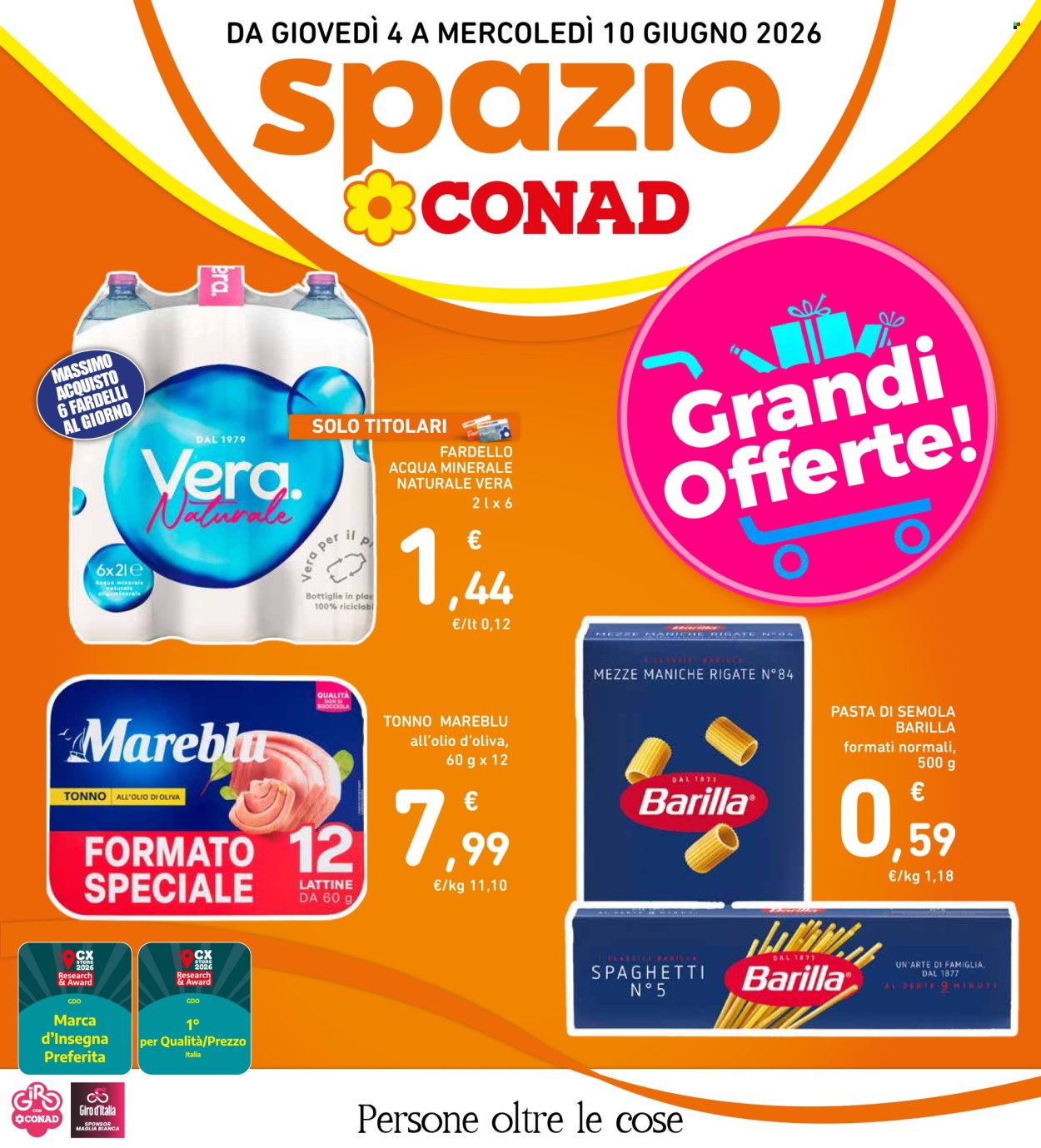 Volantino Spazio Conad - 4/6/2026 - 10/6/2026. Pagina 1