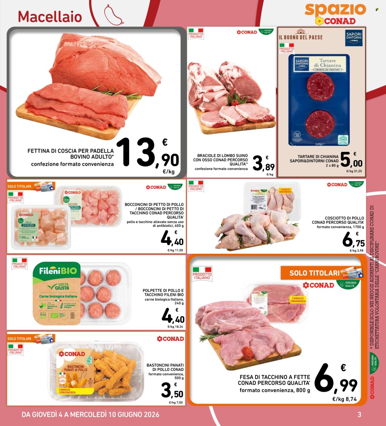 Leták Spazio Conad - 4.6.2026 - 10.6.2026. Strana 3
