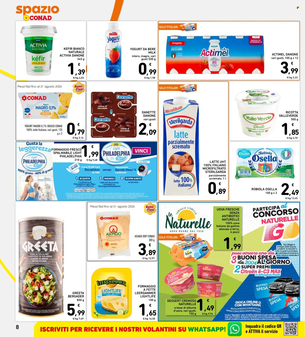 Leták Spazio Conad - 4.6.2026 - 10.6.2026. Strana 8