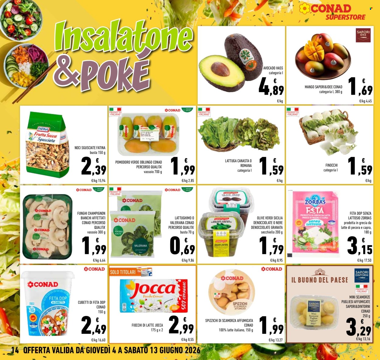 Leták Conad Superstore - 4.6.2026 - 13.6.2026. Strana 14