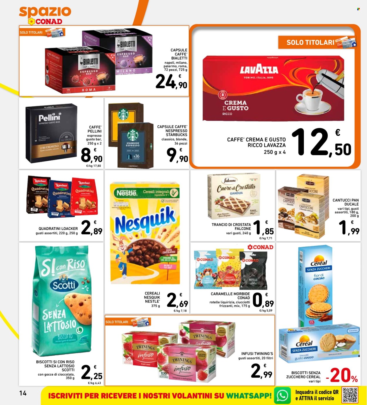 Leták Spazio Conad - 4.6.2026 - 10.6.2026. Strana 14