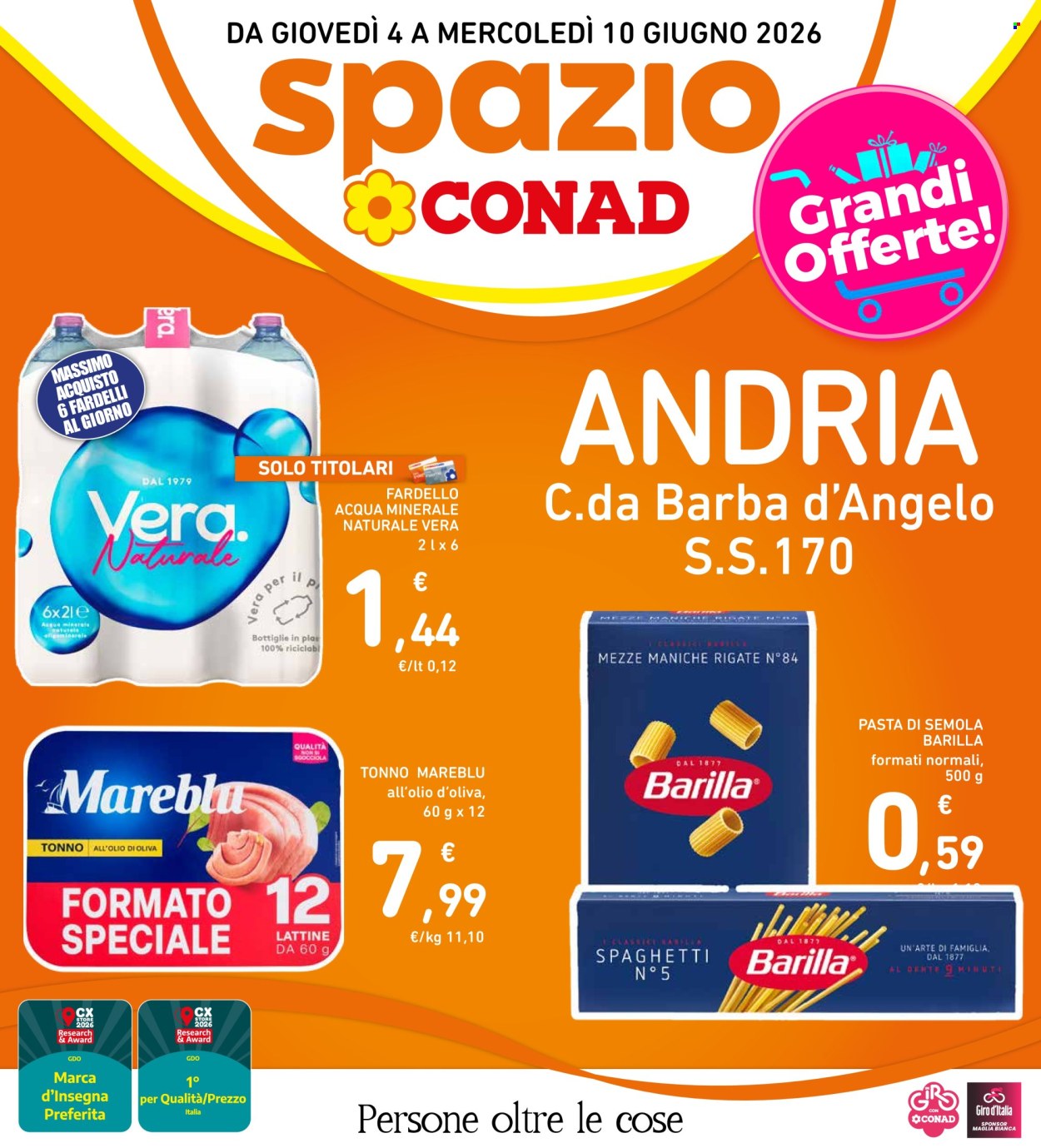 Volantino Spazio Conad - 4/6/2026 - 10/6/2026. Pagina 1