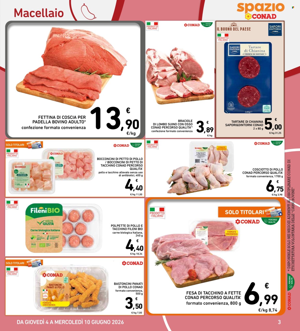 Leták Spazio Conad - 4.6.2026 - 10.6.2026. Strana 3
