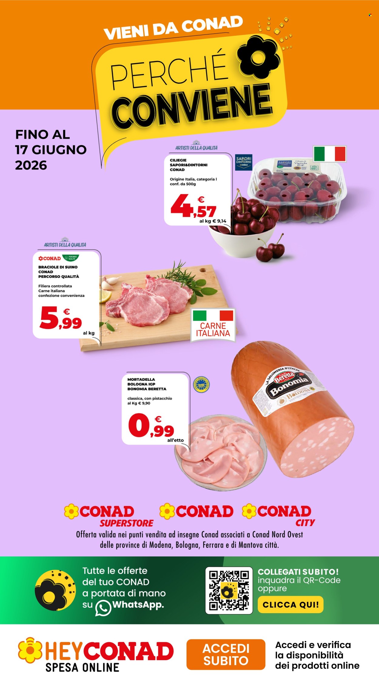 Leták Conad - 4.6.2026 - 17.6.2026. Strana 1