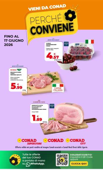 Volantino Conad - 4/6/2026 - 17/6/2026.