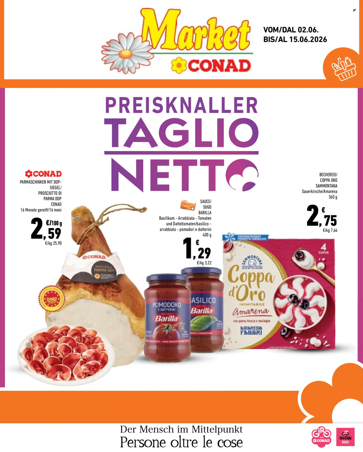 Volantino Market Conad - 2/6/2026 - 15/6/2026. Pagina 1