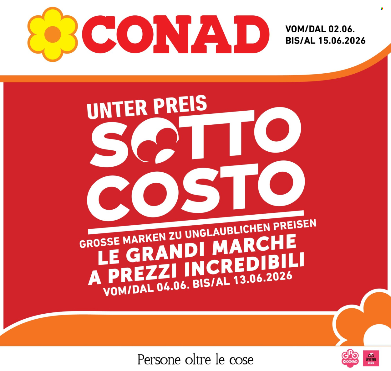 Leták Conad - 2.6.2026 - 15.6.2026. Strana 1