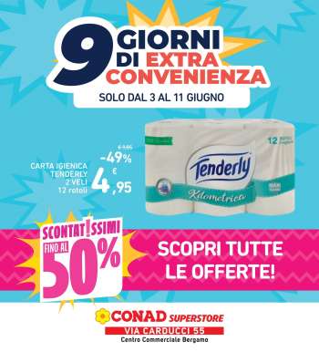 Volantino Conad Superstore - 3/6/2026 - 11/6/2026.