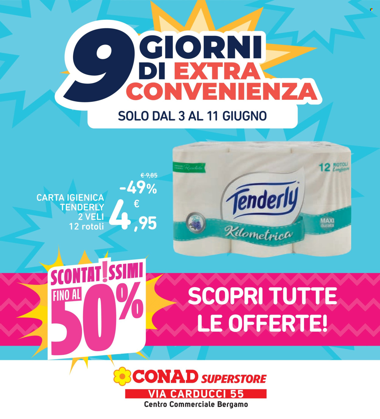Leták Conad Superstore - 3.6.2026 - 11.6.2026. Strana 1