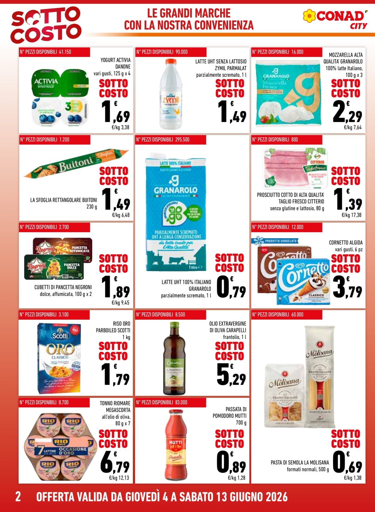 Leták Conad City - 4.6.2026 - 11.6.2026. Strana 2