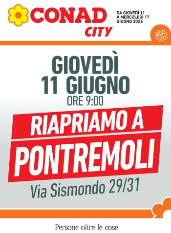 Volantino Conad City - 11/6/2026 - 17/6/2026.