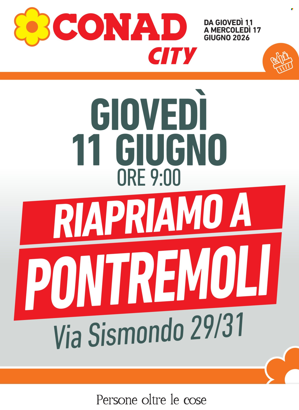 Leták Conad City - 11.6.2026 - 17.6.2026. Strana 1