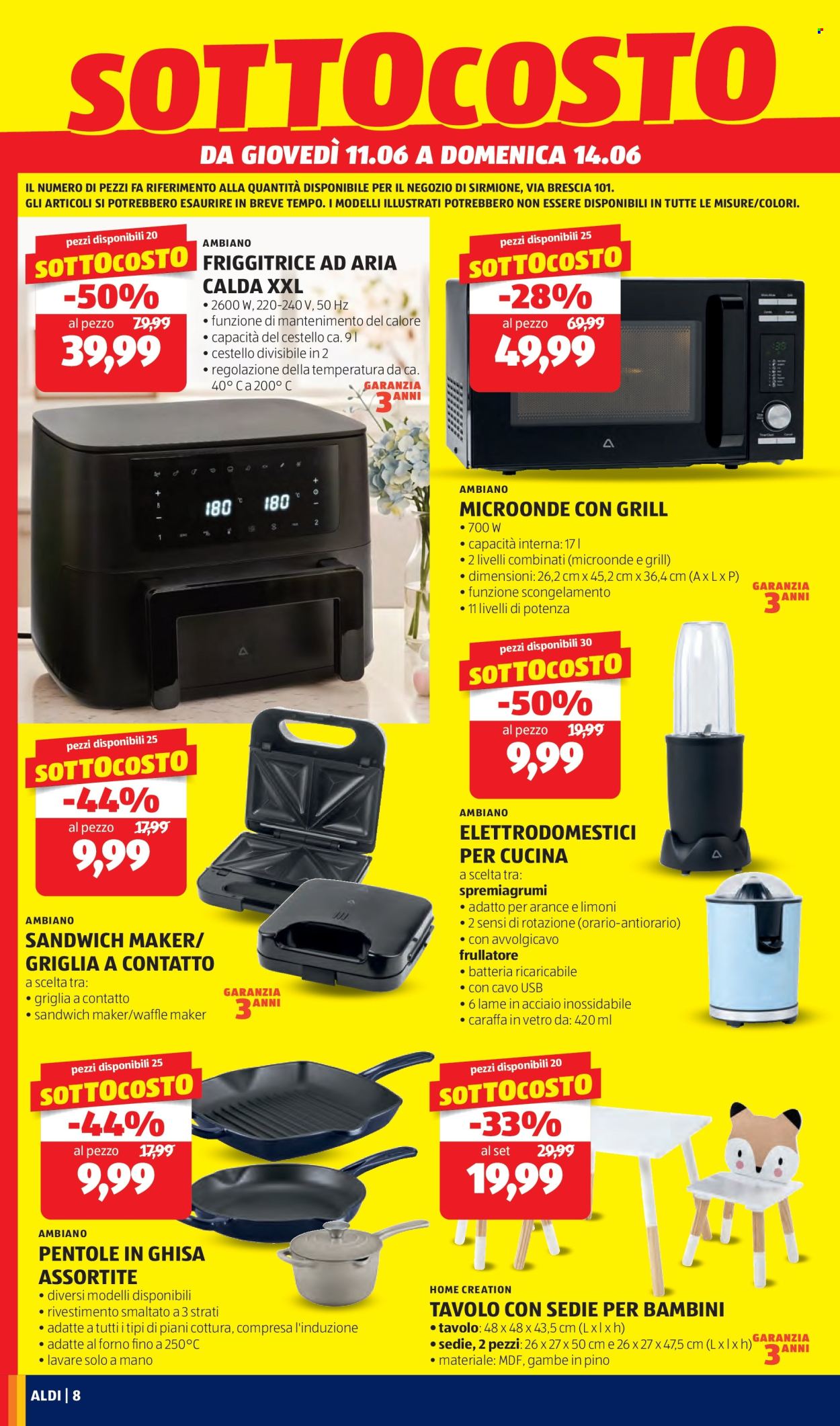Volantino Aldi - 11/6/2026 - 14/6/2026. Pagina 8