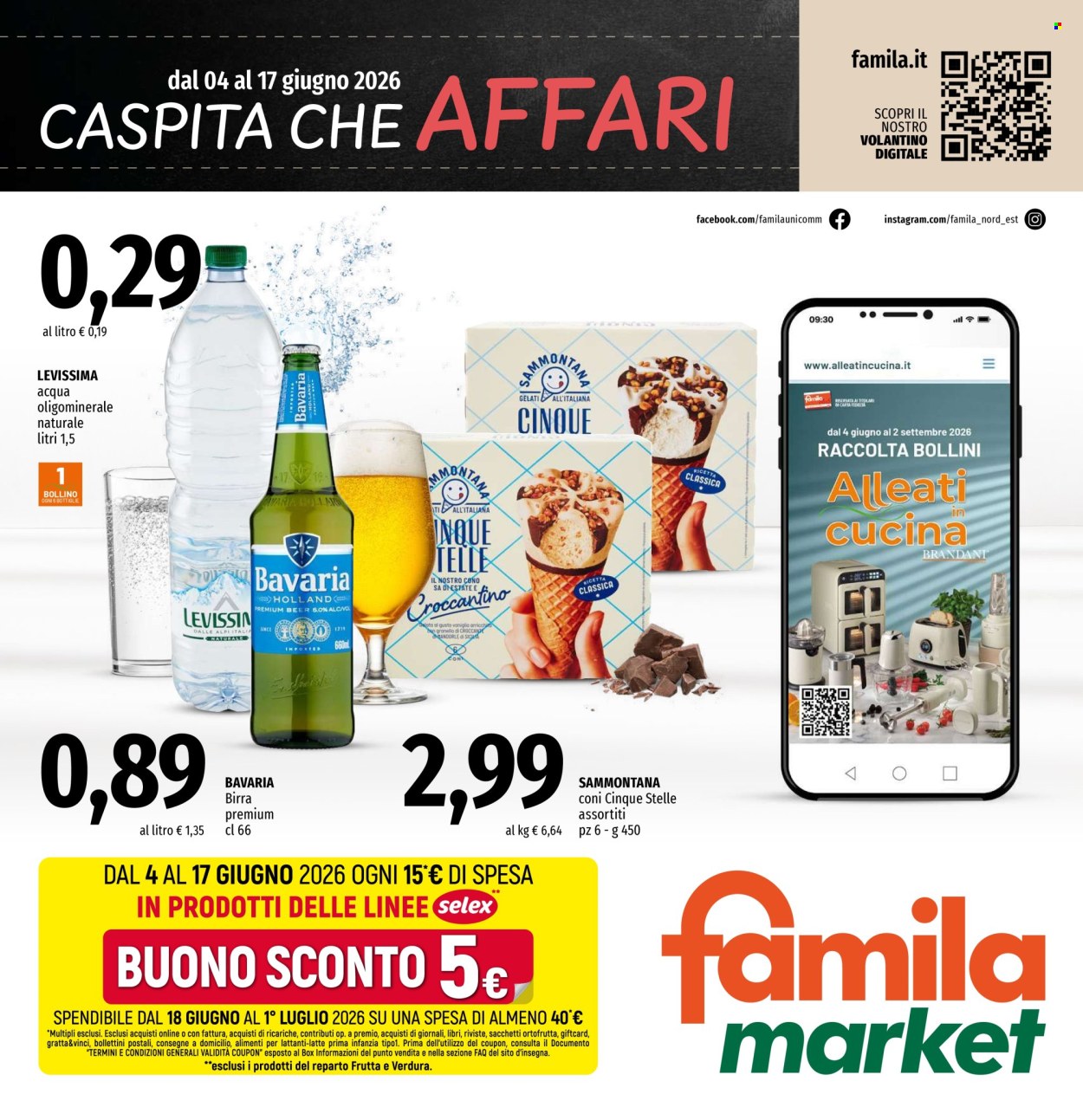Volantino Famila - 4/6/2026 - 17/6/2026. Pagina 1