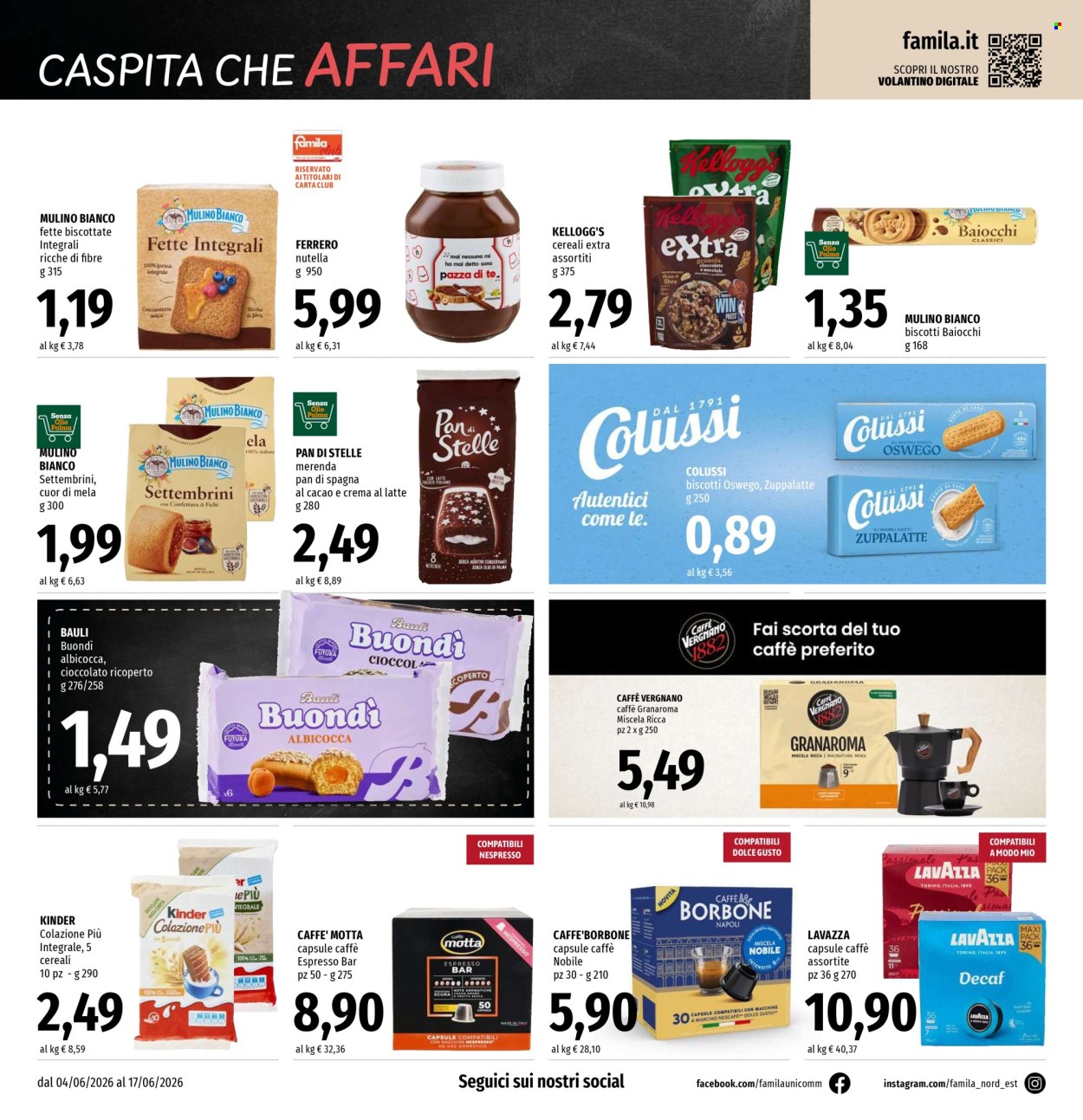 Volantino Famila - 4/6/2026 - 17/6/2026. Pagina 10