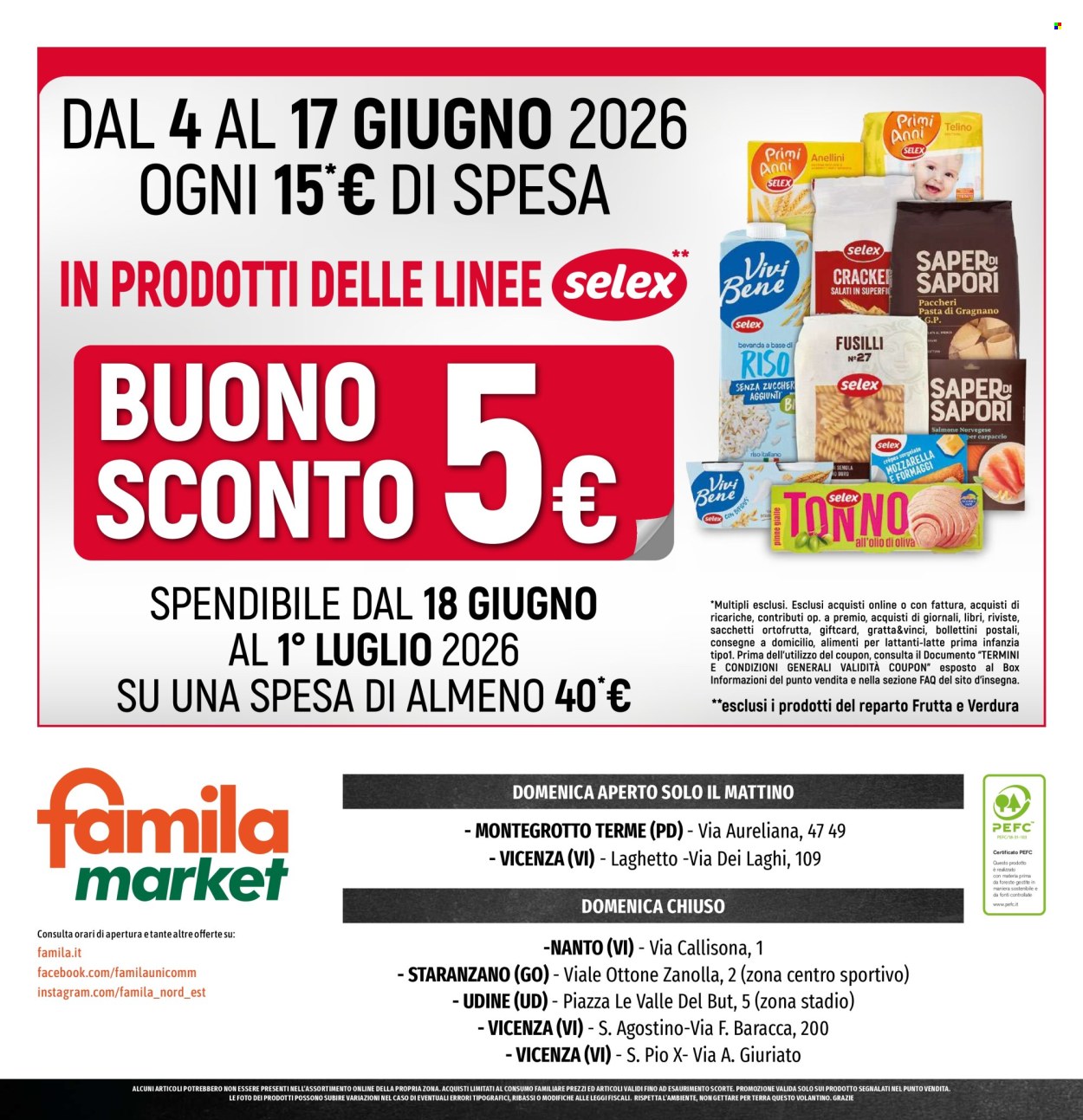 Volantino Famila - 4/6/2026 - 17/6/2026. Pagina 24