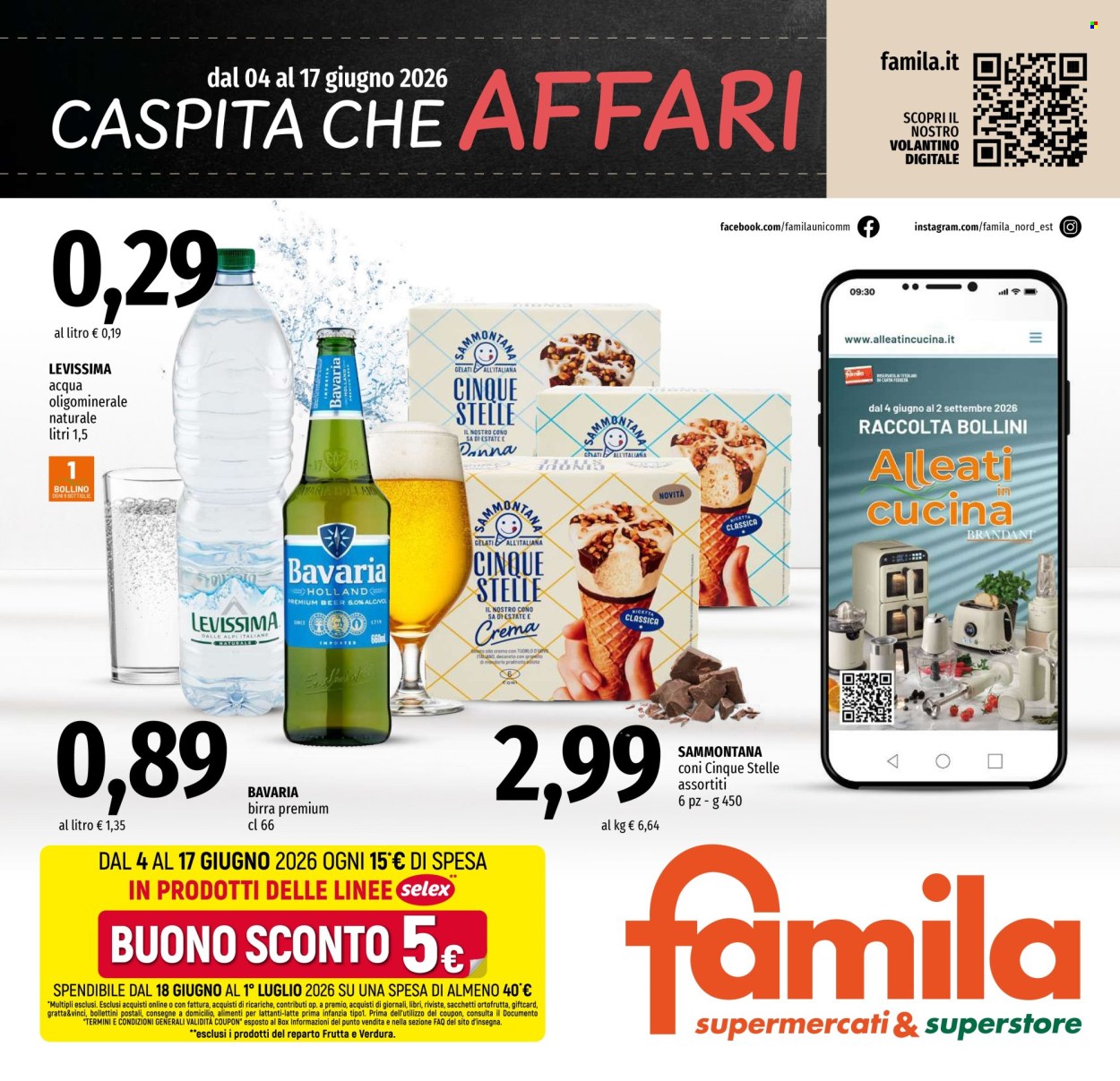 Volantino Famila - 4/6/2026 - 17/6/2026. Pagina 1