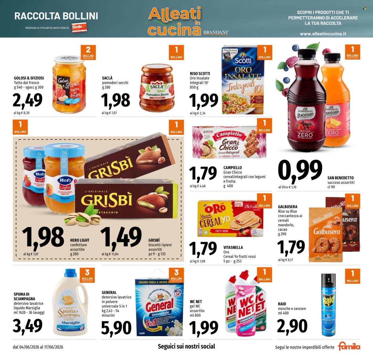 Volantino Famila - 4/6/2026 - 17/6/2026. Pagina 21