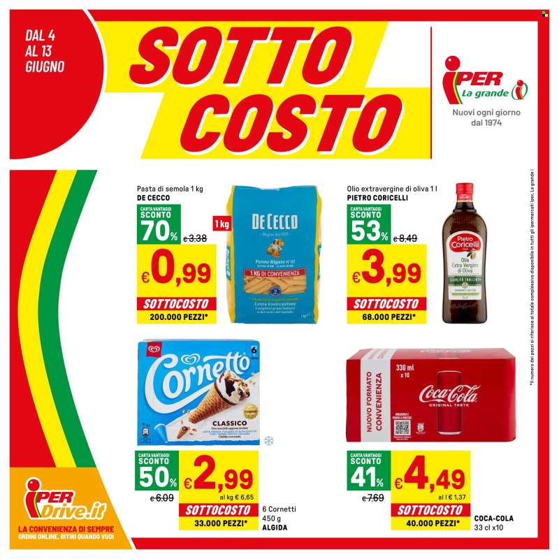 Volantino Iper, La grande i - 4/6/2026 - 13/6/2026.