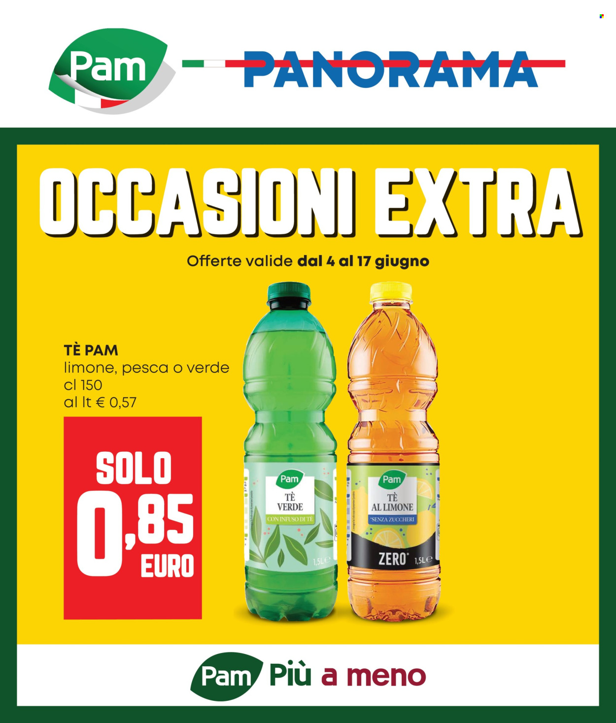 Volantino Pam Panorama - 4/6/2026 - 17/6/2026. Pagina 1