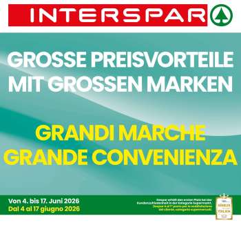 Volantino Interspar - 4/6/2026 - 17/6/2026.