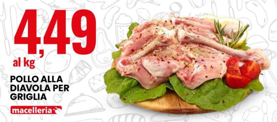 POLLO ALLA DIAVOLA PER GRIGLIA