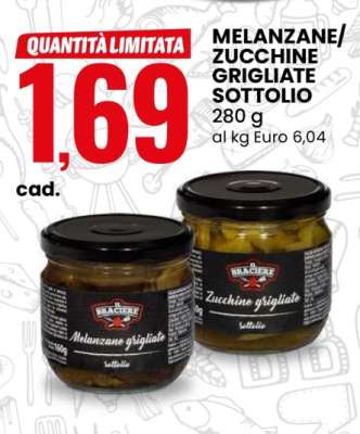 MELANZANE/ZUCCHINE GRIGLIATE SOTTOLIO