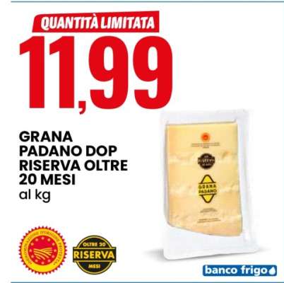 Grana Padano DOP Riserva Oltre 20 Mesi