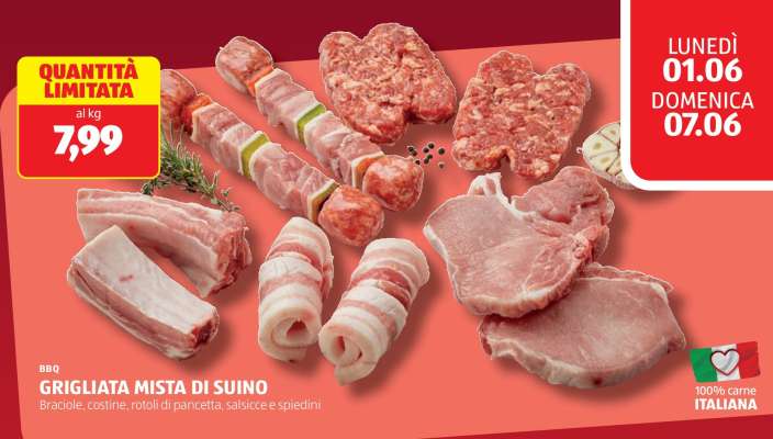 Grigliata mista di suino