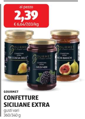 GOURMET CONFETTURE SICILIANE EXTRA