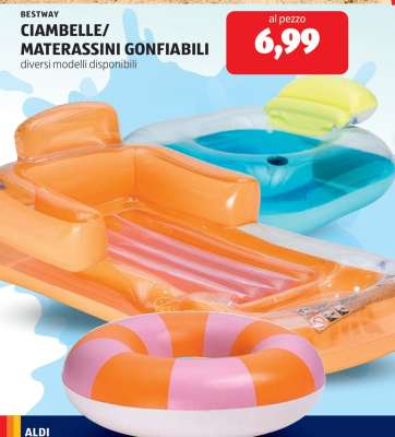 BESTWAY CIAMBELLE/MATERASSINI GONFIABILI