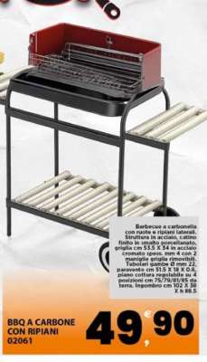 BBQ A CARBONE CON RIPIANI