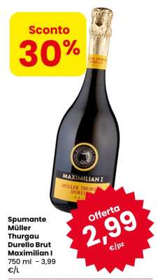 Spumante Müller Thurgau Durello Brut Maximilian I