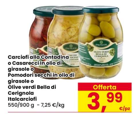 Olive verdi Bella di Cerignola Italcarciofi