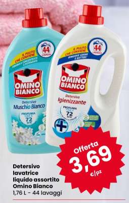 Detersivo lavatrice liquido assortito Omino Bianco