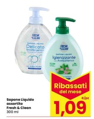 Sapone Liquido assortito Fresh & Clean