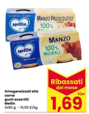 Omogeneizzati alla carne
