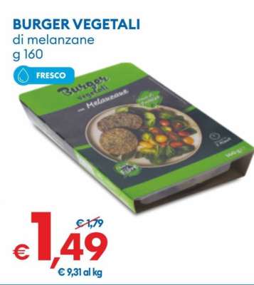 Burger vegetali