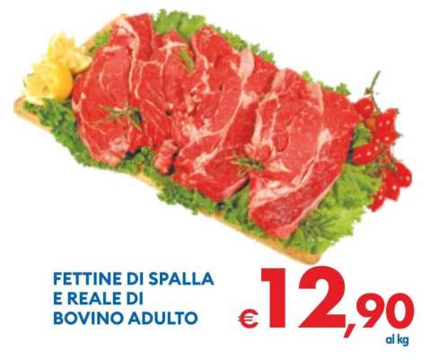 FETTINE DI SPALLA E REALE DI BOVINO ADULTO