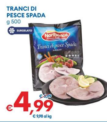 Tranci di Pesce Spada