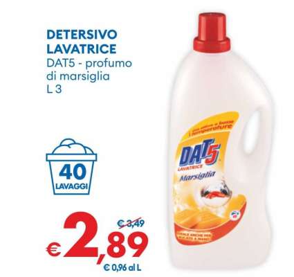 Detersivo lavatrice