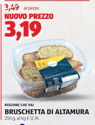 BRUSCHETTA DI ALTAMURA