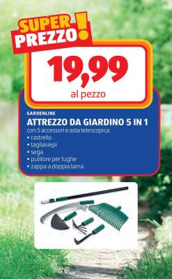 ATTREZZO DA GIARDINO 5 IN 1