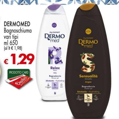 DERMOMED Bagnoschiuma vari tipi