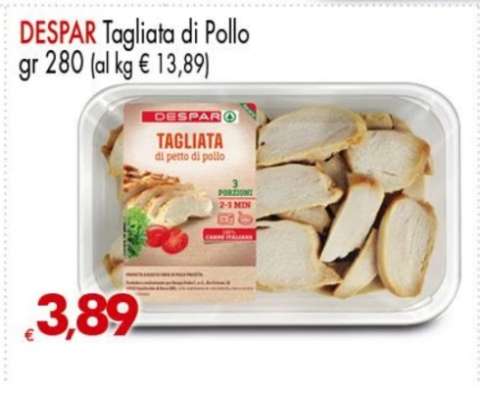 DESPAR Tagliata di Pollo