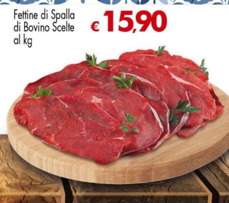 Fettine di Spalla di Bovino Scelte
