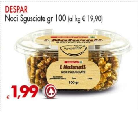 DESPAR Noci Sgusciate gr 100