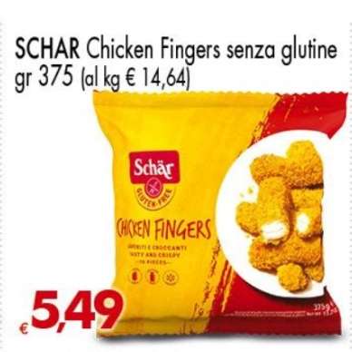 SCHAR Chicken Fingers senza glutine